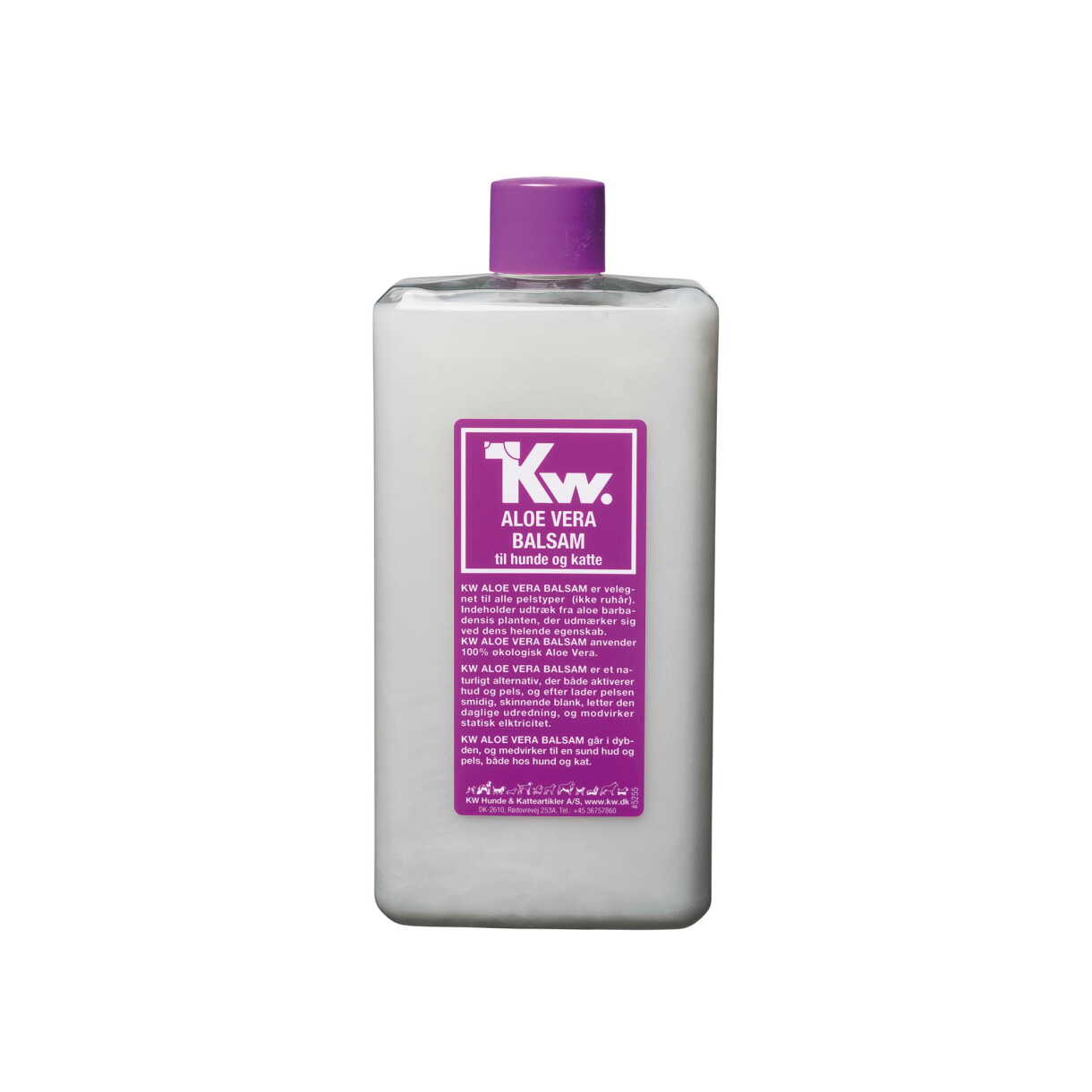 KW hunde og kattebalsam med aloe vera 500 ml