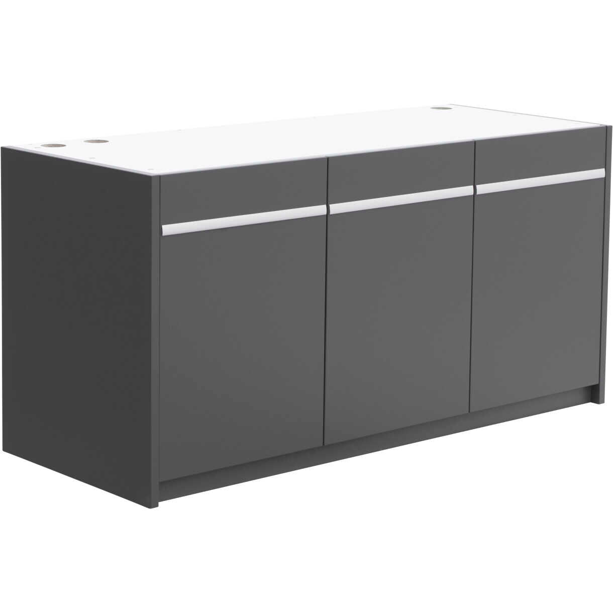 Kabinet til AkvaStabil Move akvarie 160 x 60 x 79 cm - grå - 576 Liter