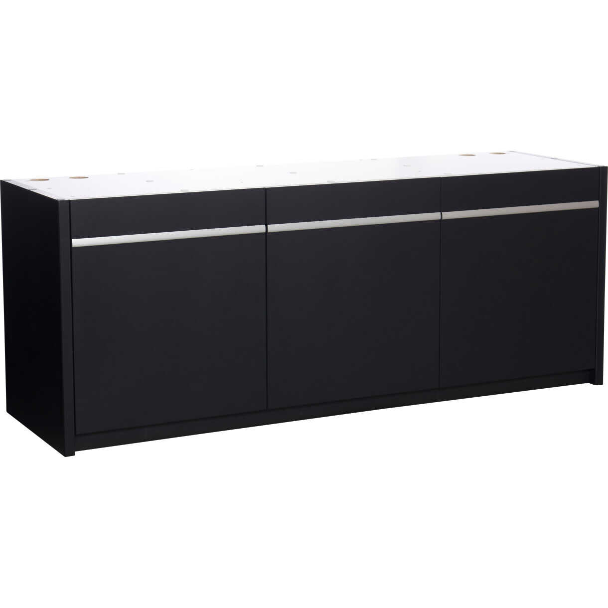 Kabinet til AkvaStabil move akvarie 200 x 60 x 79 cm - sort - 720 Liter