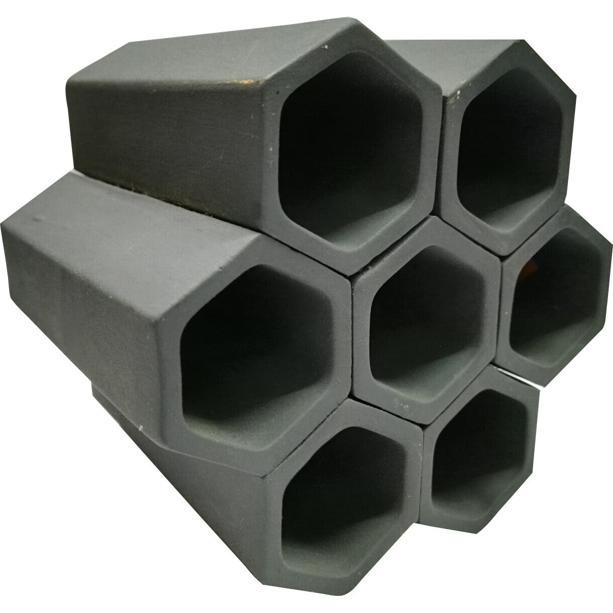 Rejerør til akvarier - sekskantet - grå