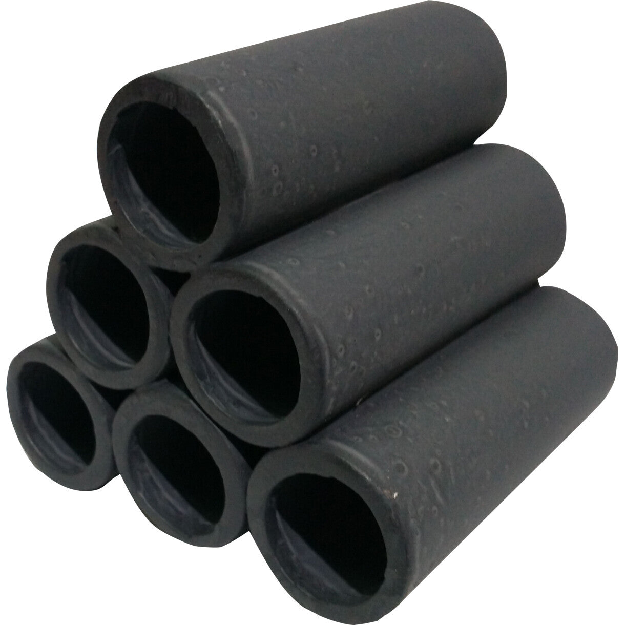 Rejerør til akvarier - rund - sort