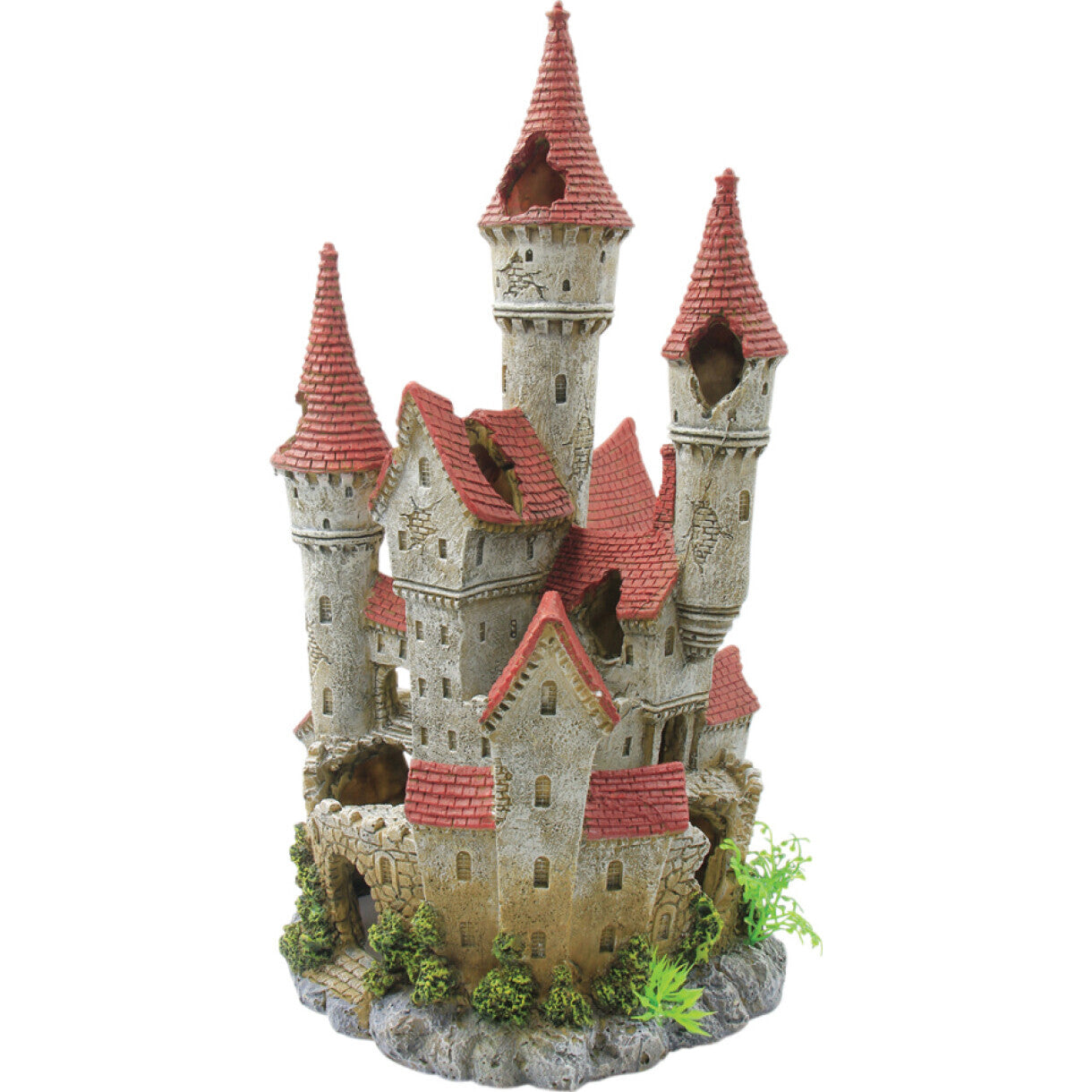 4FISH akvarie dekoration Borg 17 x 15,5 x 30 cm