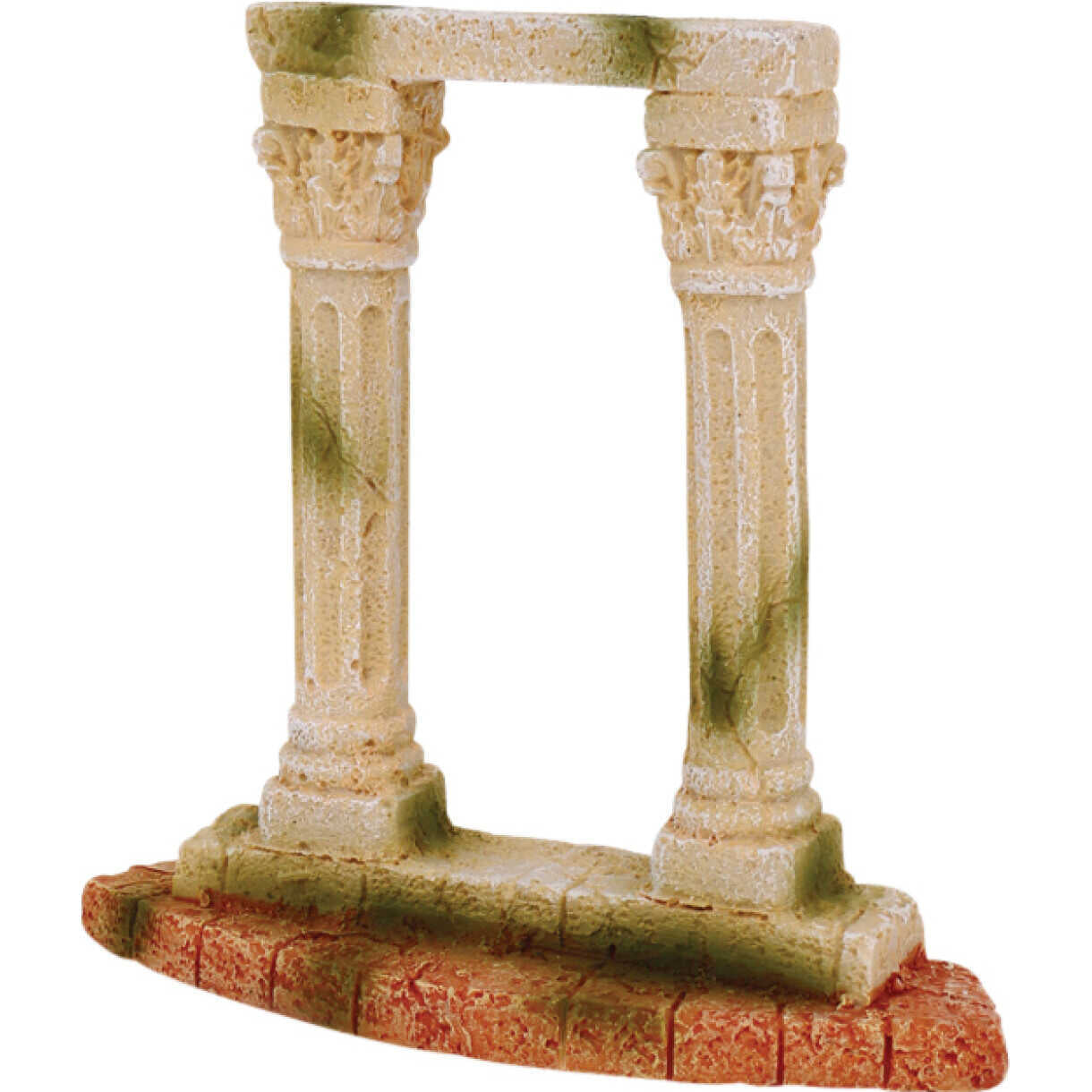 4FISH akvarie dekoration Romerske søjler 13 x 4 x 12,5 cm