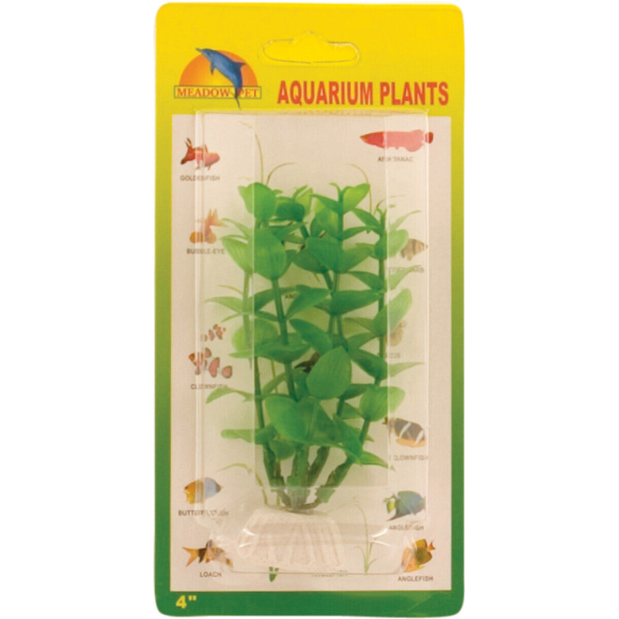 Akvarie plasticplante Grøn Ludwigia, 10 cm.