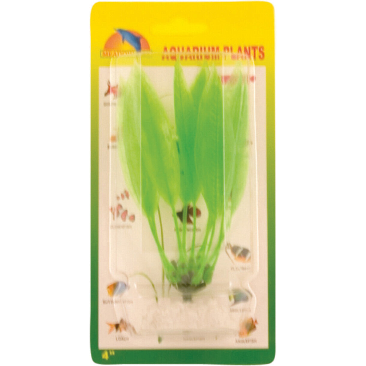 Akvarie plasticplante Amazon sværd 10 cm