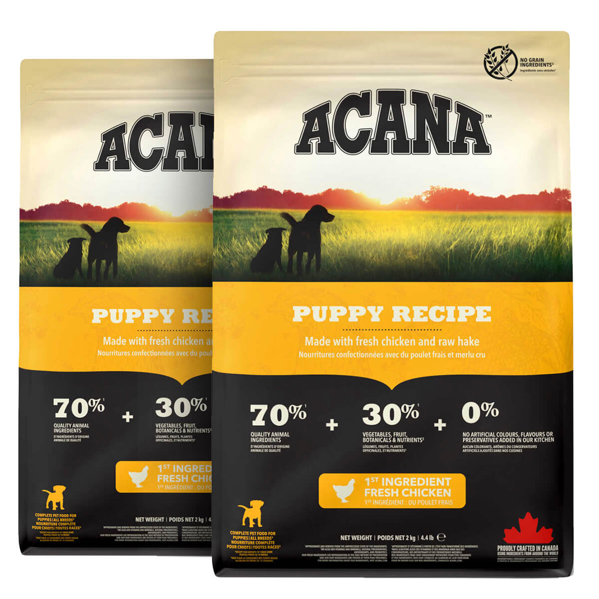 2 x 11,4 kg. Acana Puppy hvalpefoder med kylling og fisk