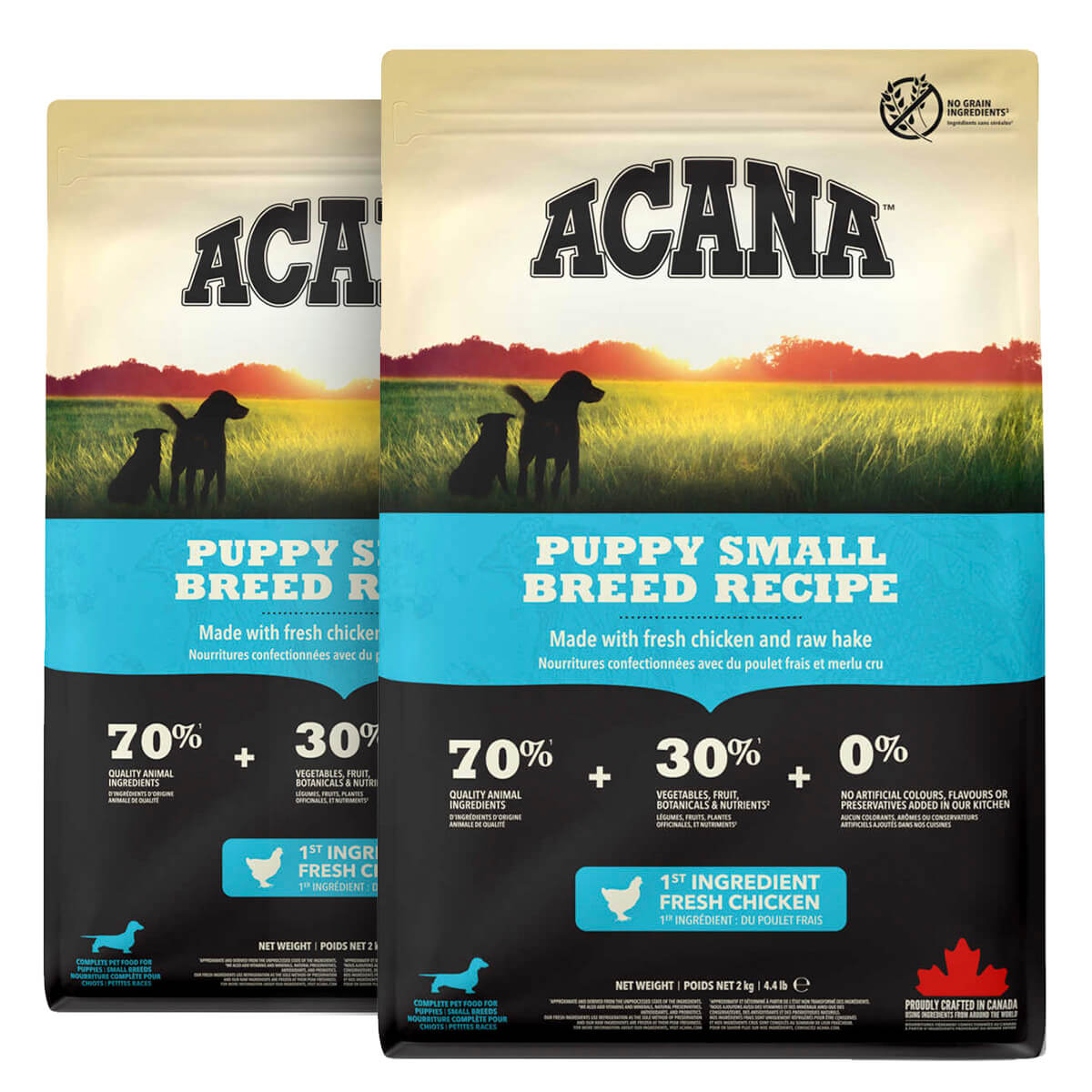 2 x 6 kg. Acana Puppy Small Breed hvalpefoder med kylling og fisk