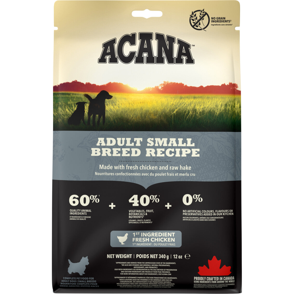 Acana Adult Small Breed hundefoder med kylling og fisk