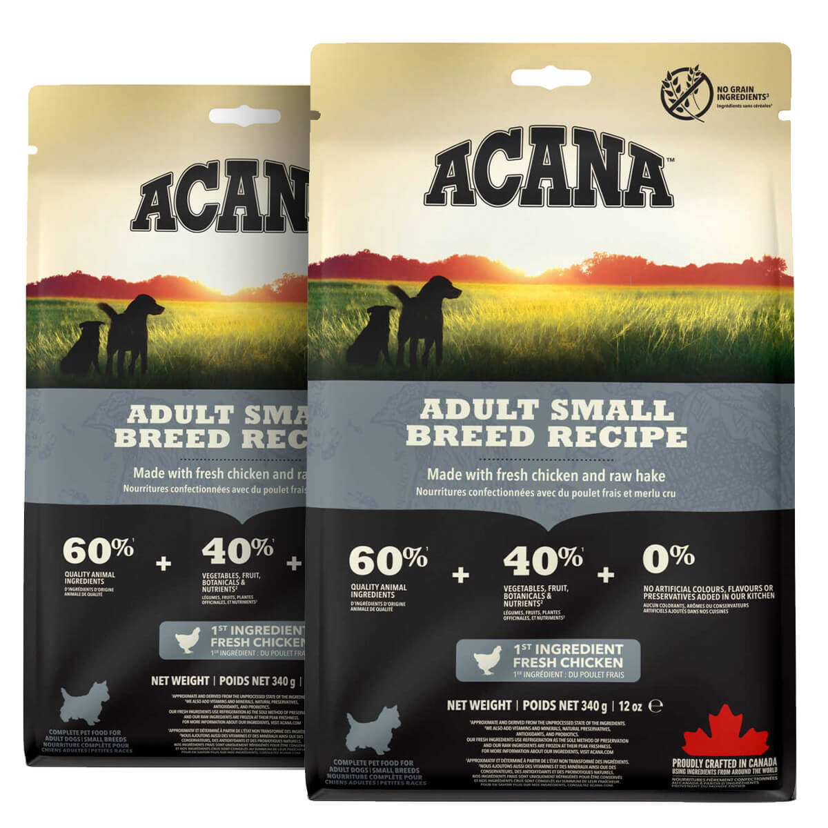 2 x 6 kg. Acana Adult Small Breed hundefoder med kylling og fisk