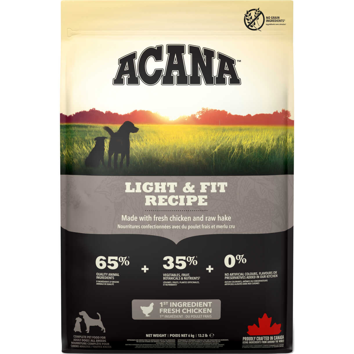 Acana Light & Fit hundefoder med kylling og fisk