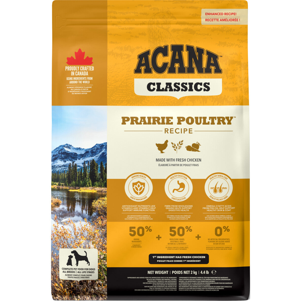Acana Classics Prairie Poultry hundefoder med kylling #2-kg