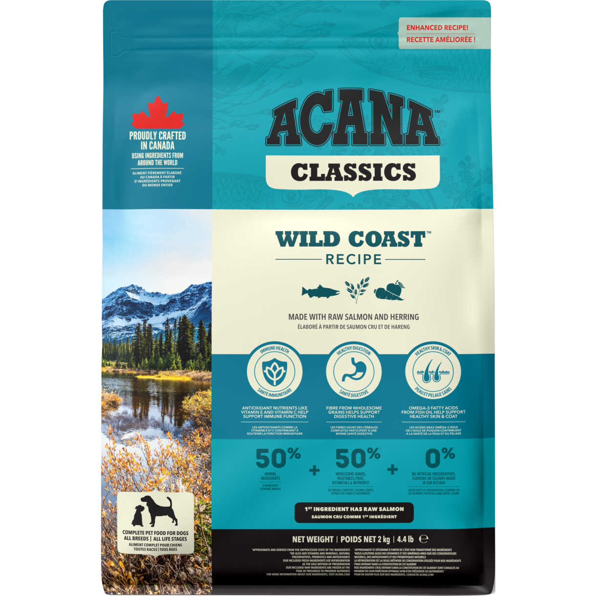 Acana Classics Wild Coast hundefoder med kylling og fisk