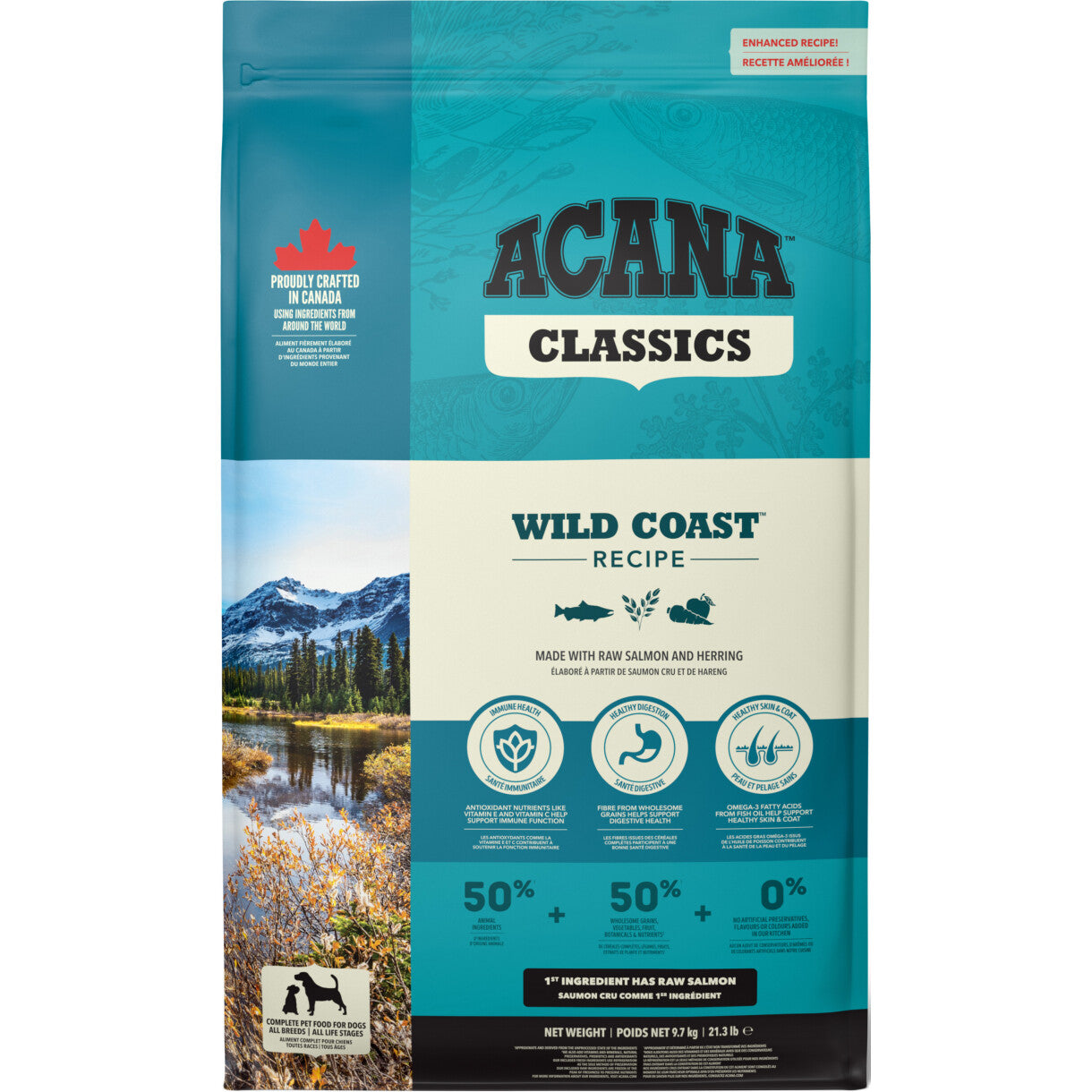 Acana Classics Wild Coast hundefoder med kylling og fisk
