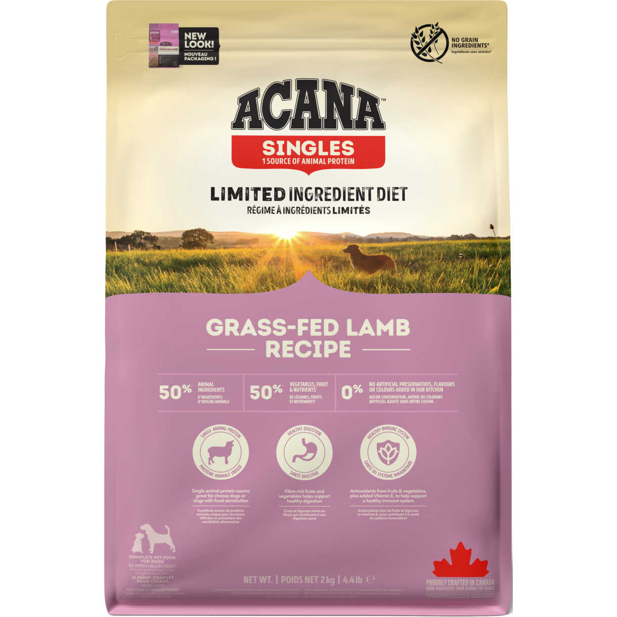 Acana Singles Grass-fed Lamb hundefoder med lam