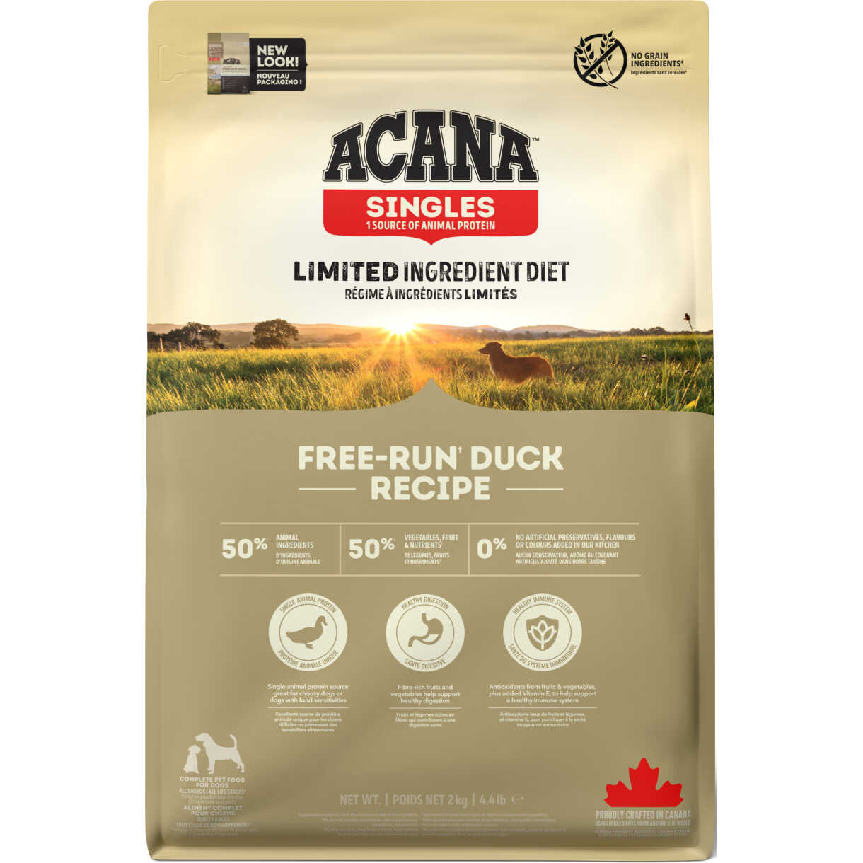 Acana Singles Free-Run Duck hundefoder med and
