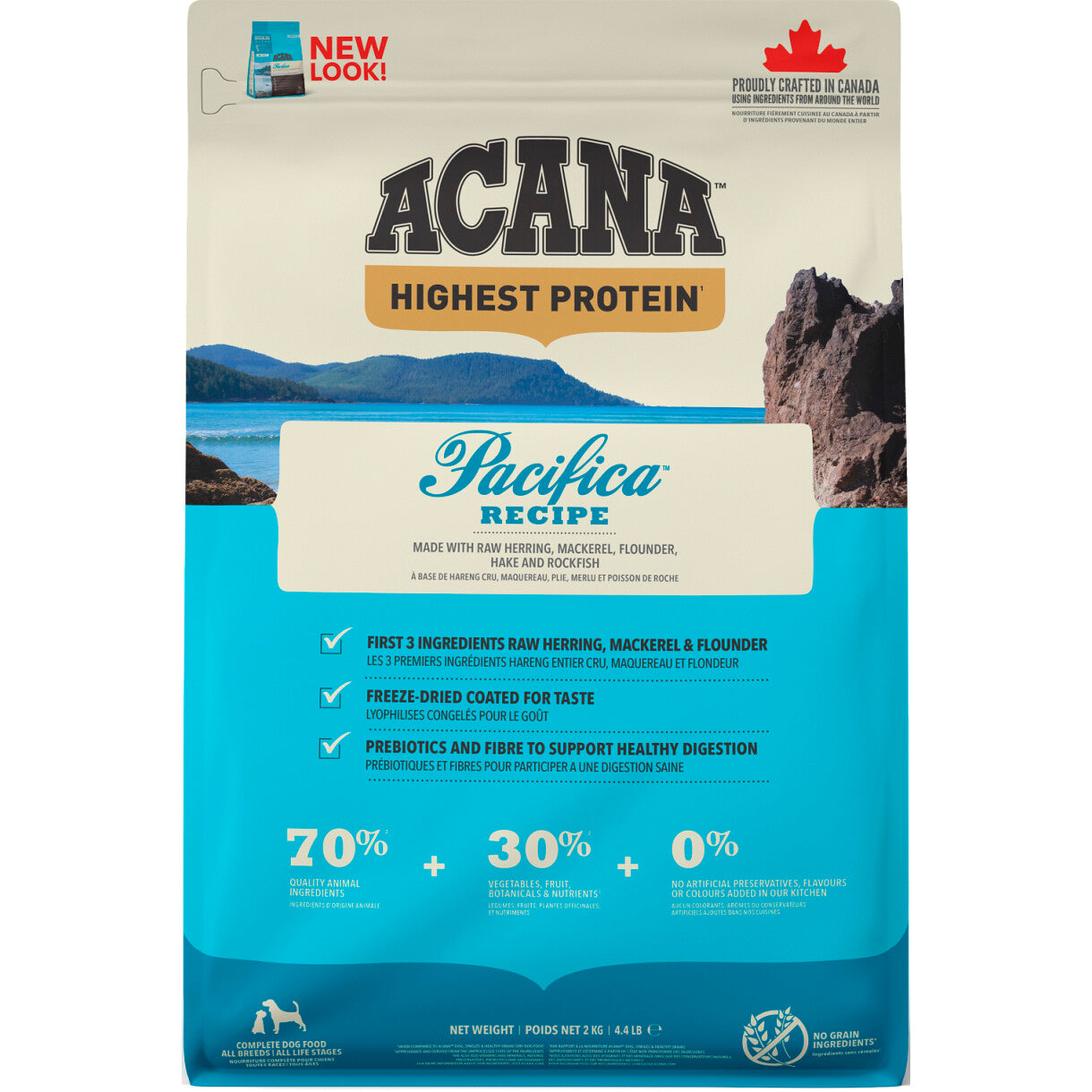 Acana Highest Protein Pacifica hundefoder med makrel