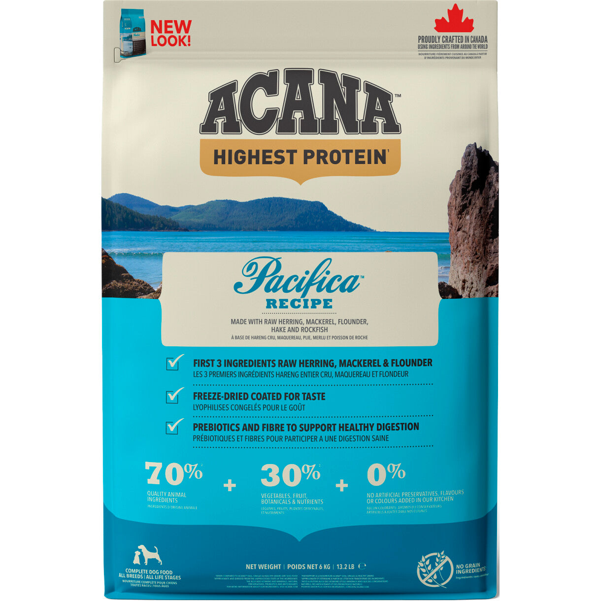 Acana Highest Protein Pacifica hundefoder med makrel