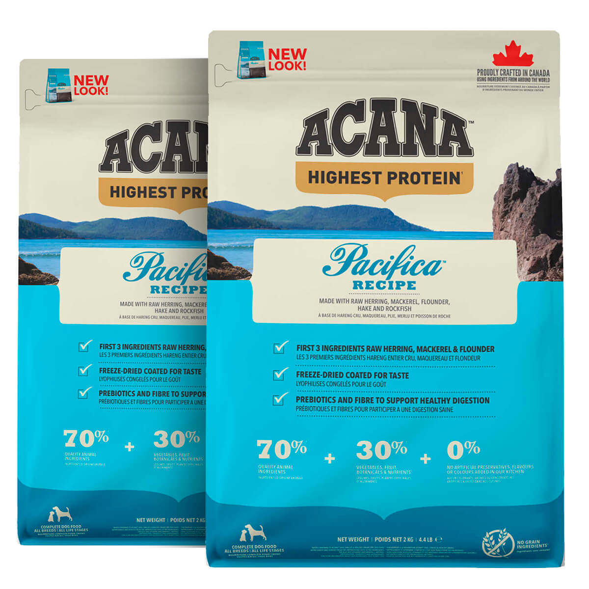 2 x 11,4 kg. Acana Highest Protein Pacifica hundefoder med makrel