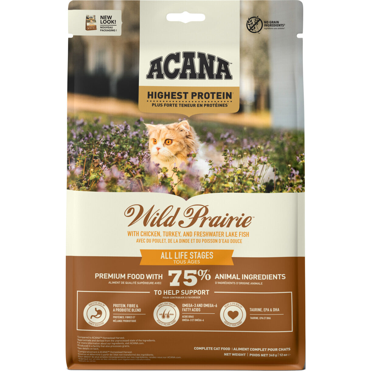 Acana Highest Protein Wild Prairie kattemad med kylling og kalkun
