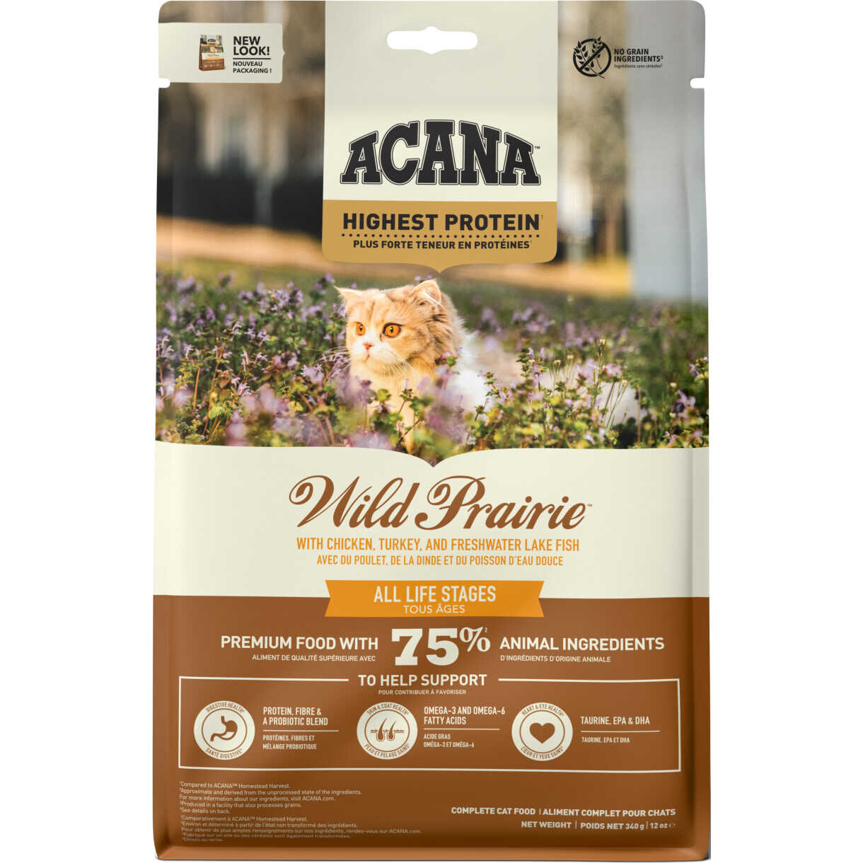 Acana Highest Protein Wild Prairie kattemad med kylling og kalkun