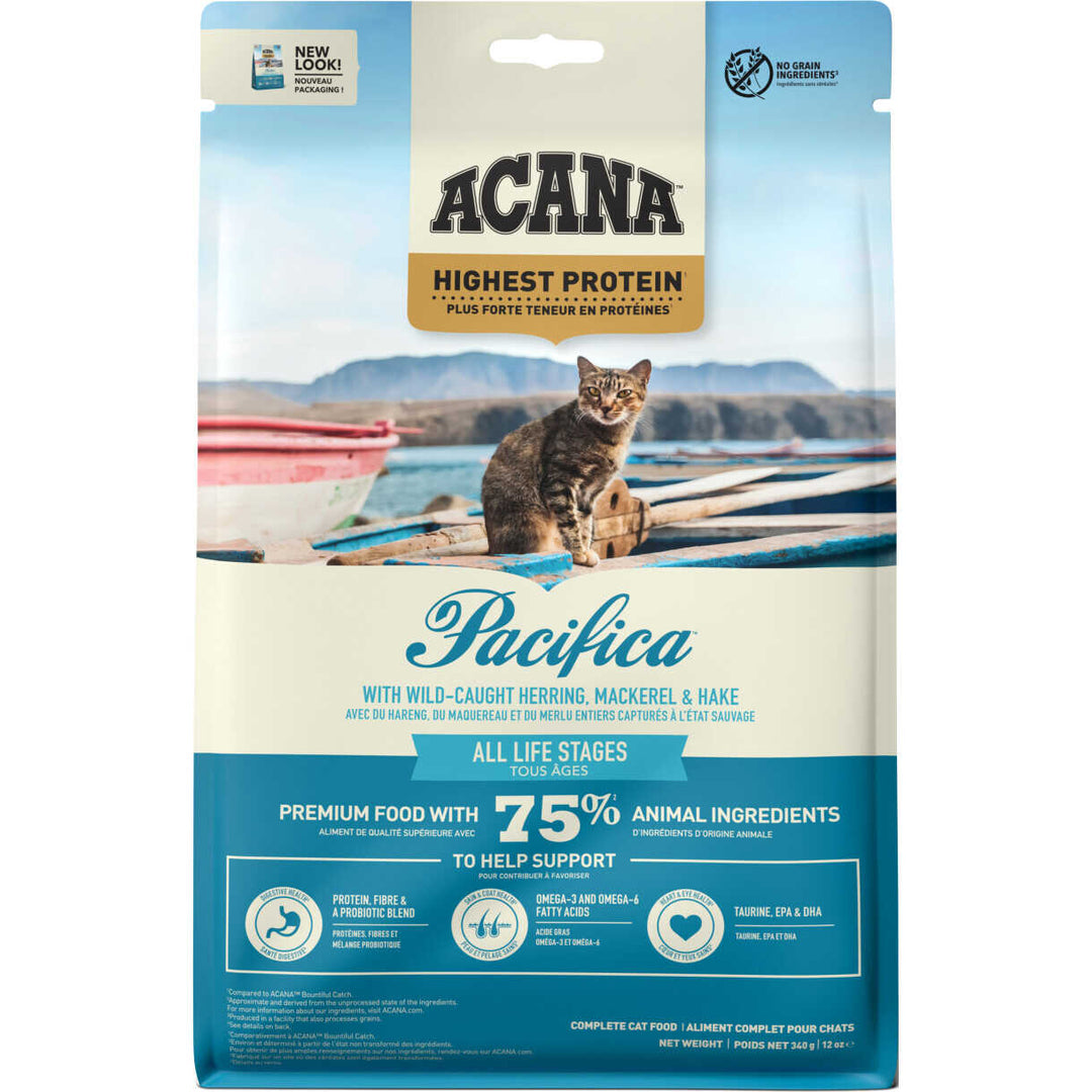 Acana Highest Protein Pacifica kattemad med makrel