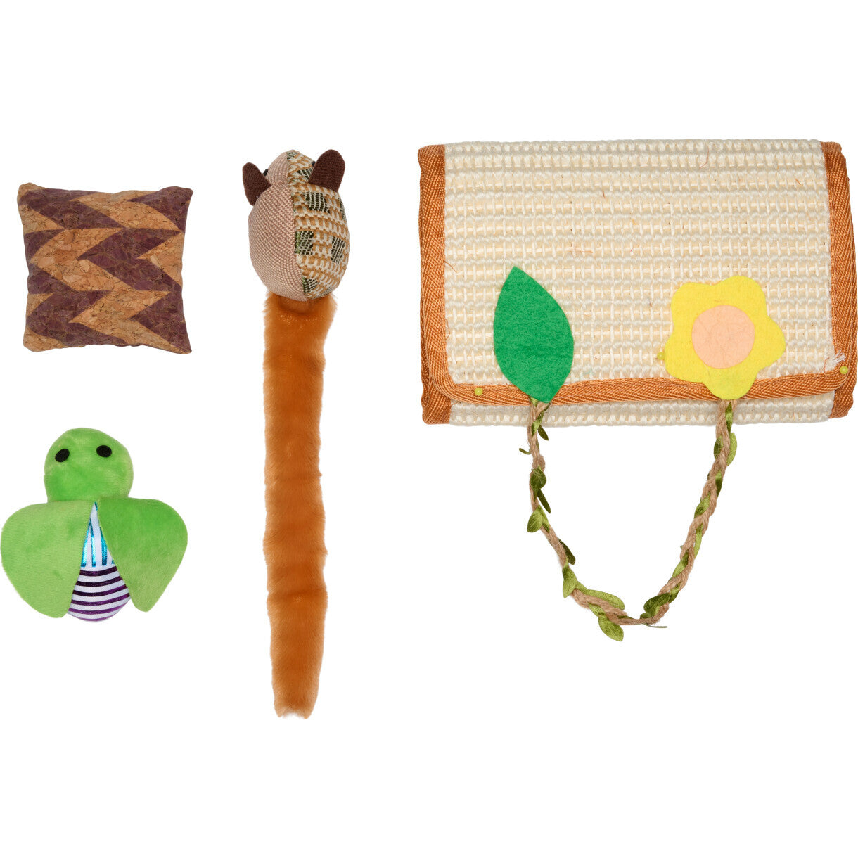 Følgesvenn legetøjsgaveæske til katte - 4 forskellige legetøj