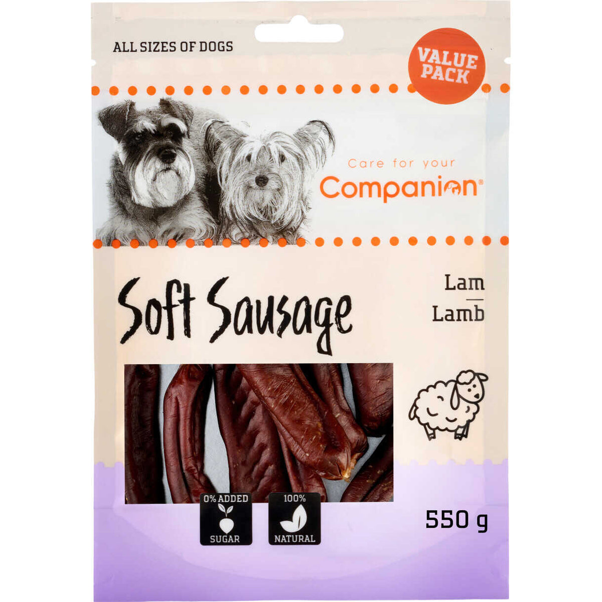 Companion Soft Sausage (lam) - Value Pack