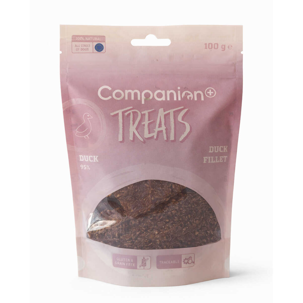 100g Companion+ Duck Fillets hundesnack