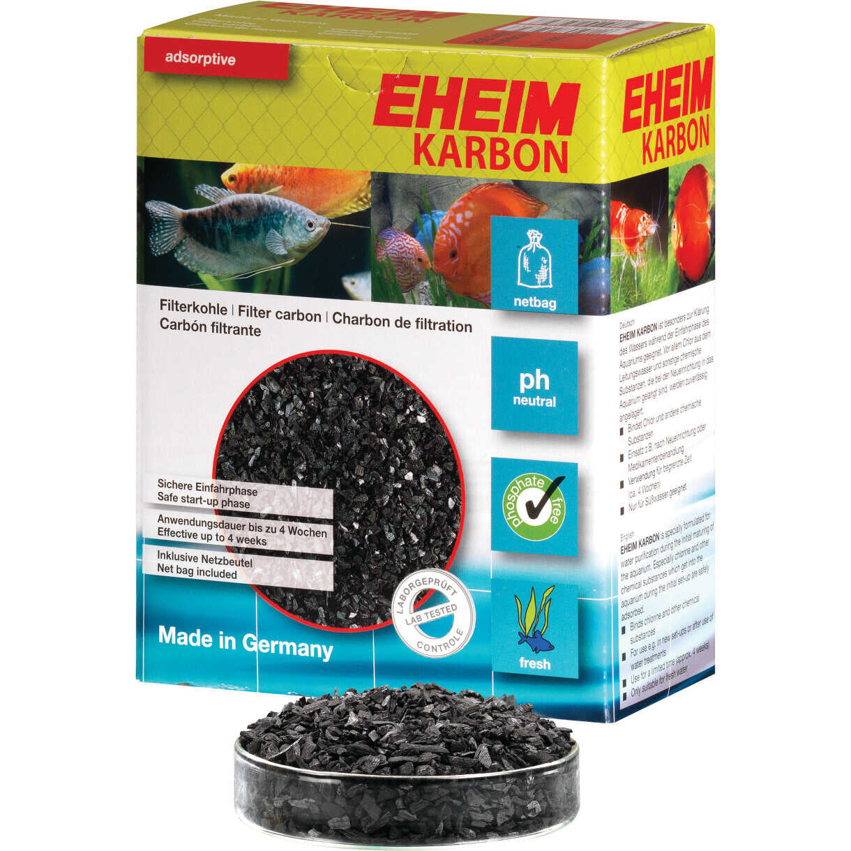 Eheim Karbon aktivtkul m. netpose