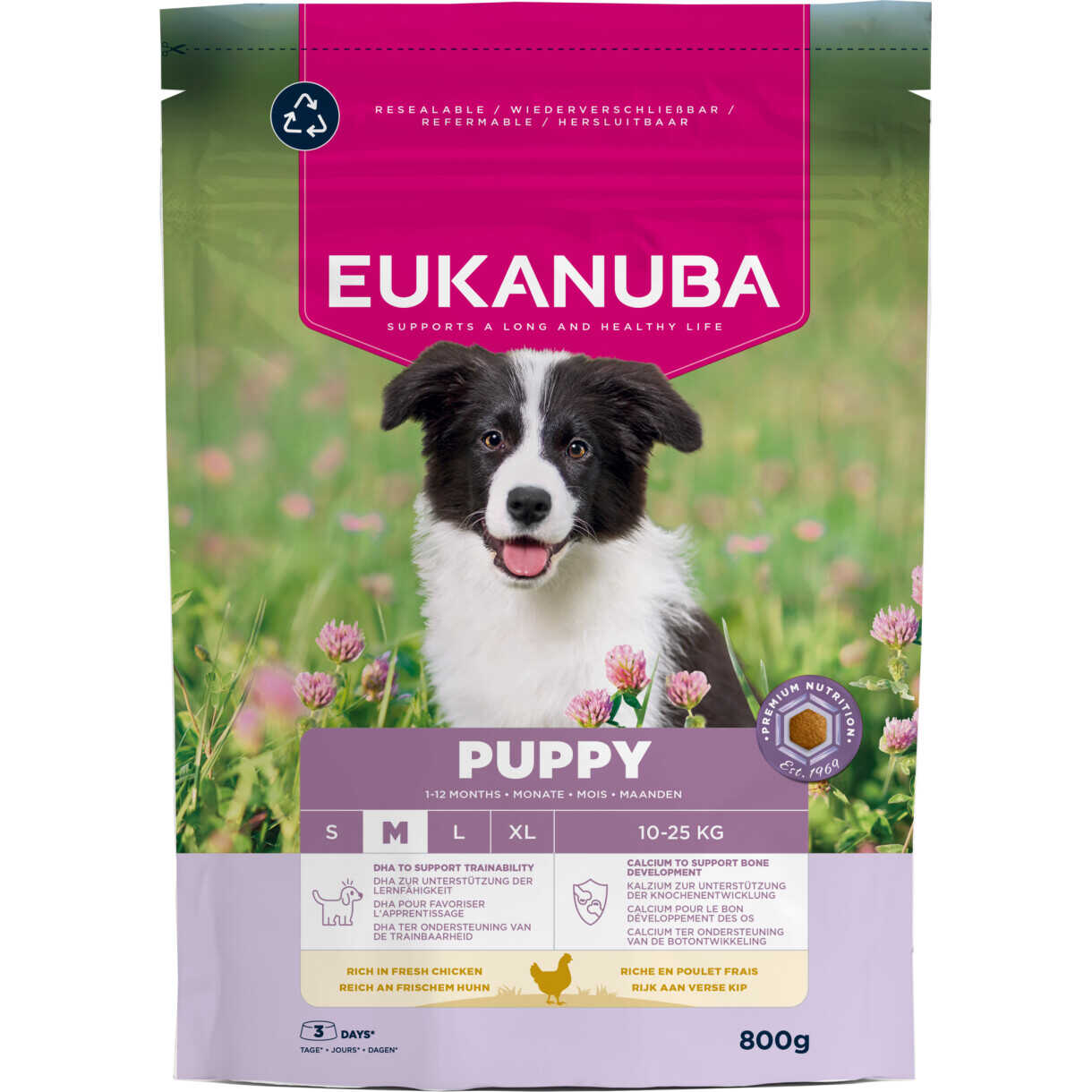 Eukanuba Puppy medium breed hvalpefoder fra 4 uger til 12 mdr