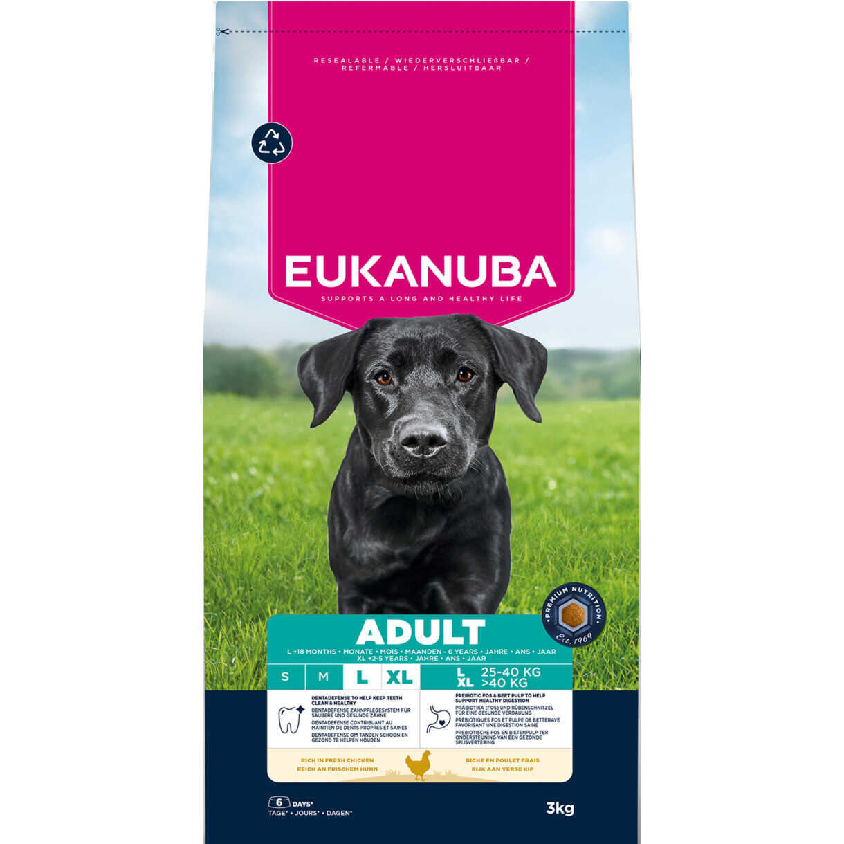 Eukanuba hundefoder Adult large breed med kylling