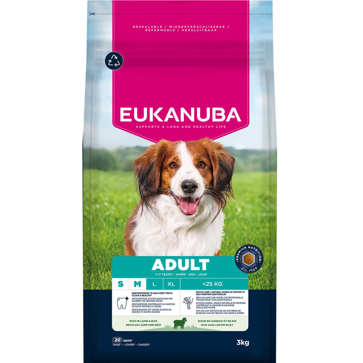 Eukanuba hundefoder small - medium breed Adult med lam og ris