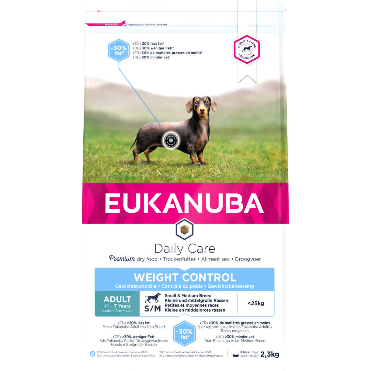 2,3 kg Eukanuba DailyCare Adult Small/Medium Breed Weight Control