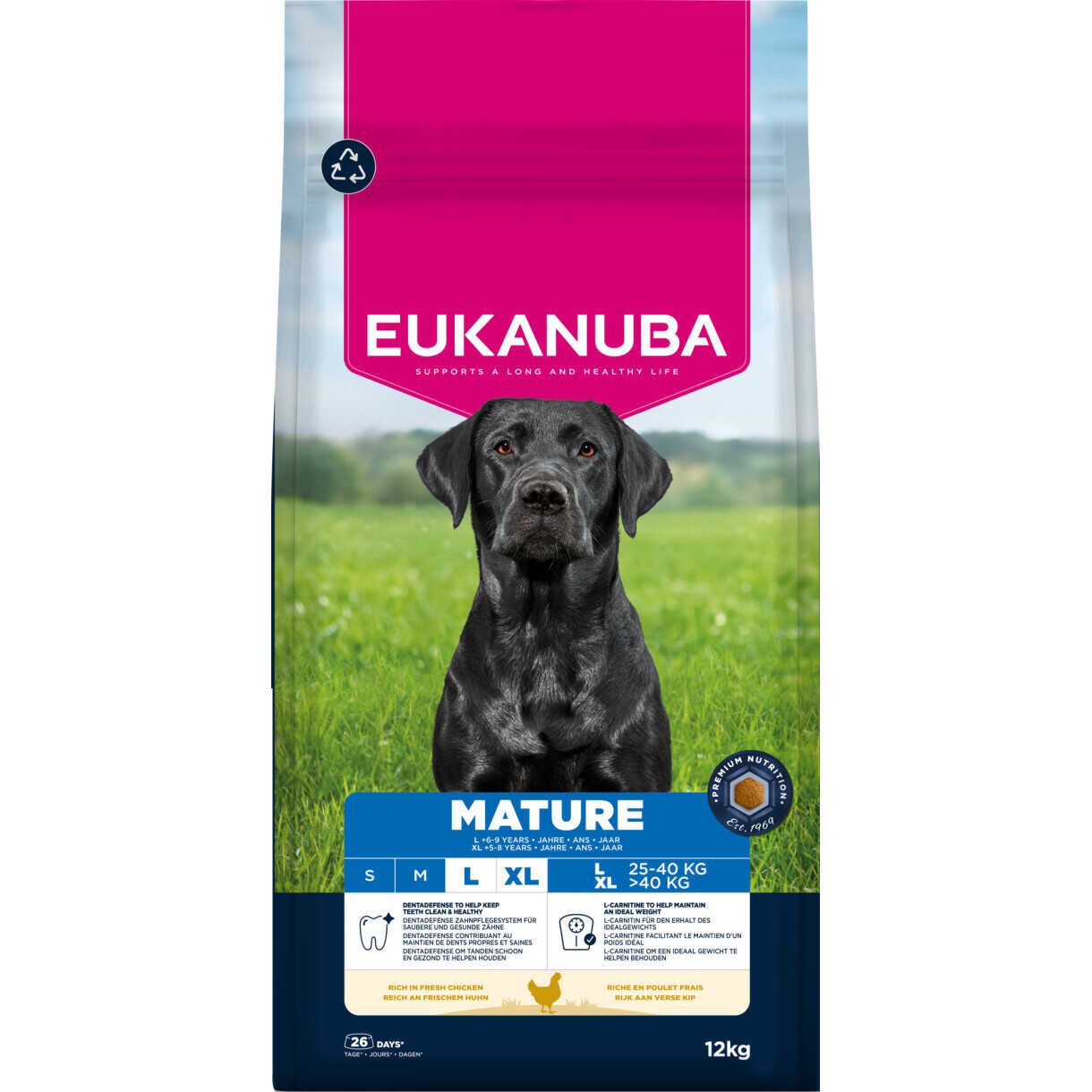 Eukanuba hundefoder Mature large breed fra 7 til 10 år