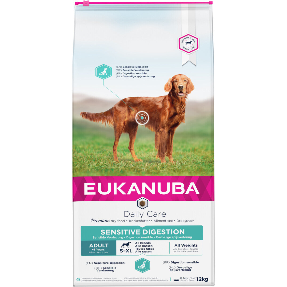 12 kg Eukanuba hundefoder Daily Care til hunde med sensitiv mave