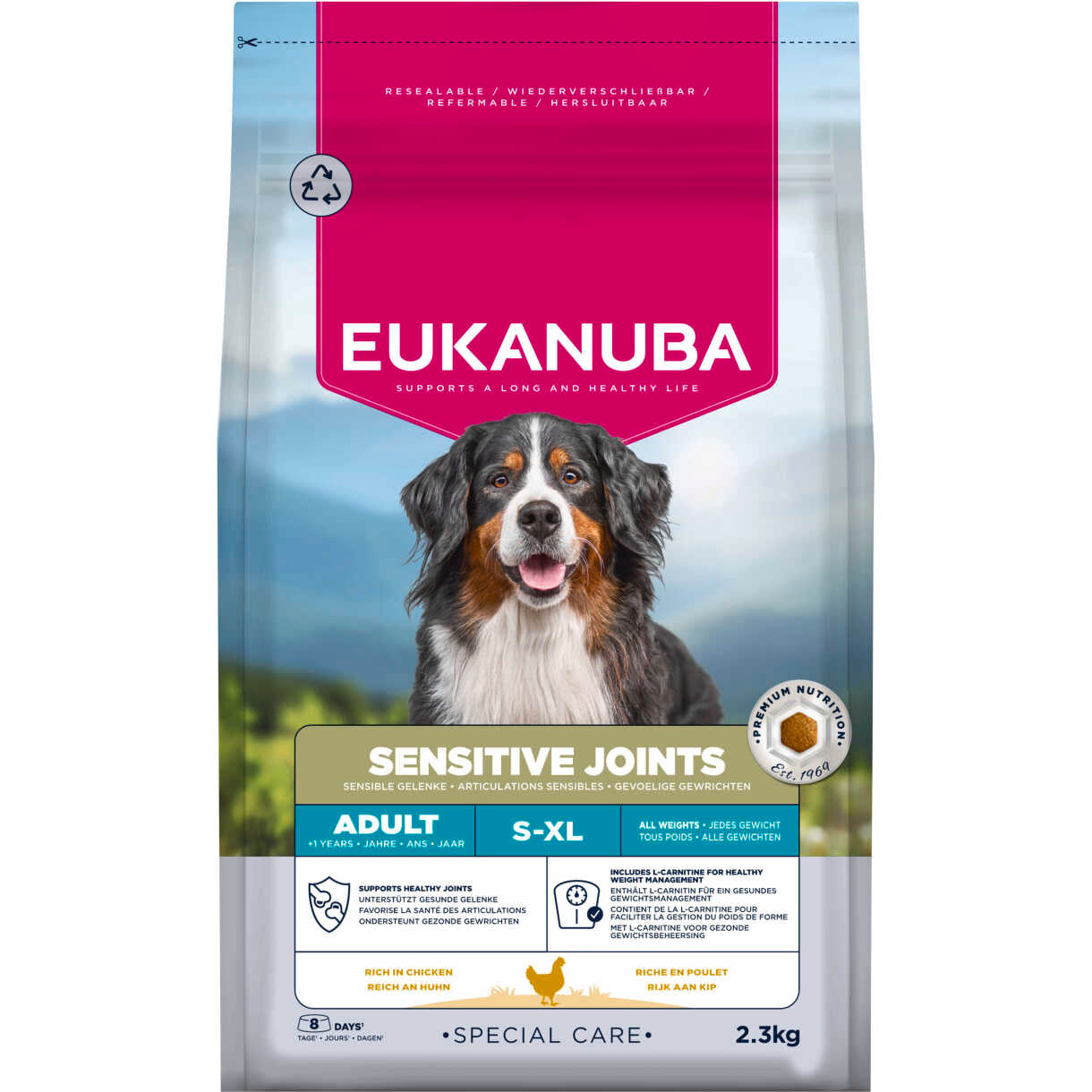 2,3 kg Eukanuba Special Care hundefoder Sensitive Joints