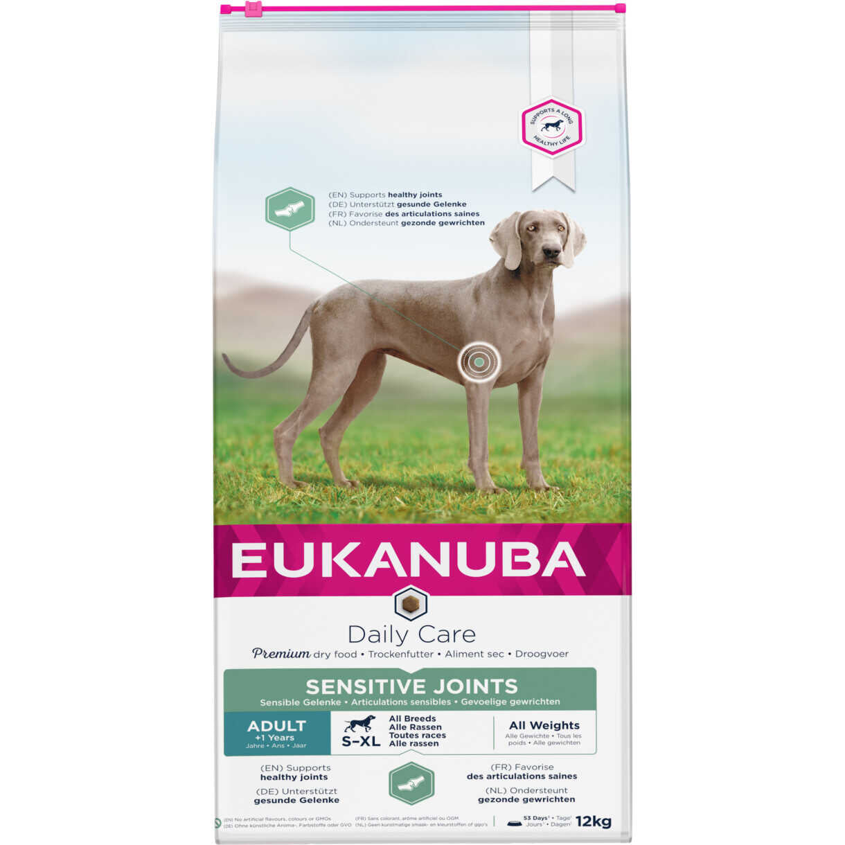 12 kg Eukanuba DailyCare hundefoder Sensitive Joints