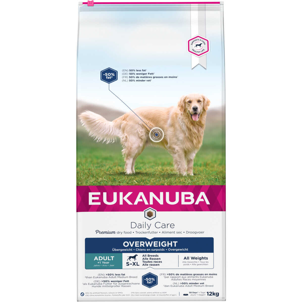 12 kg Eukanuba DailyCare hundefoder Overvægt eller kastreret
