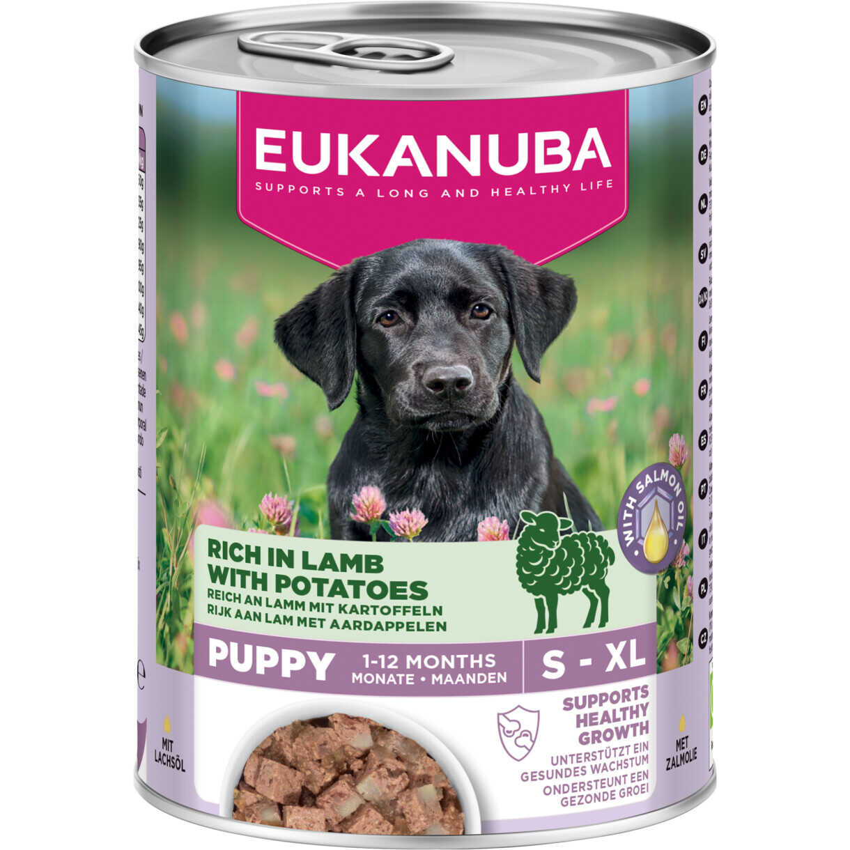 400 g Eukanuba Puppy hundevådfoder, lam med kartoffel