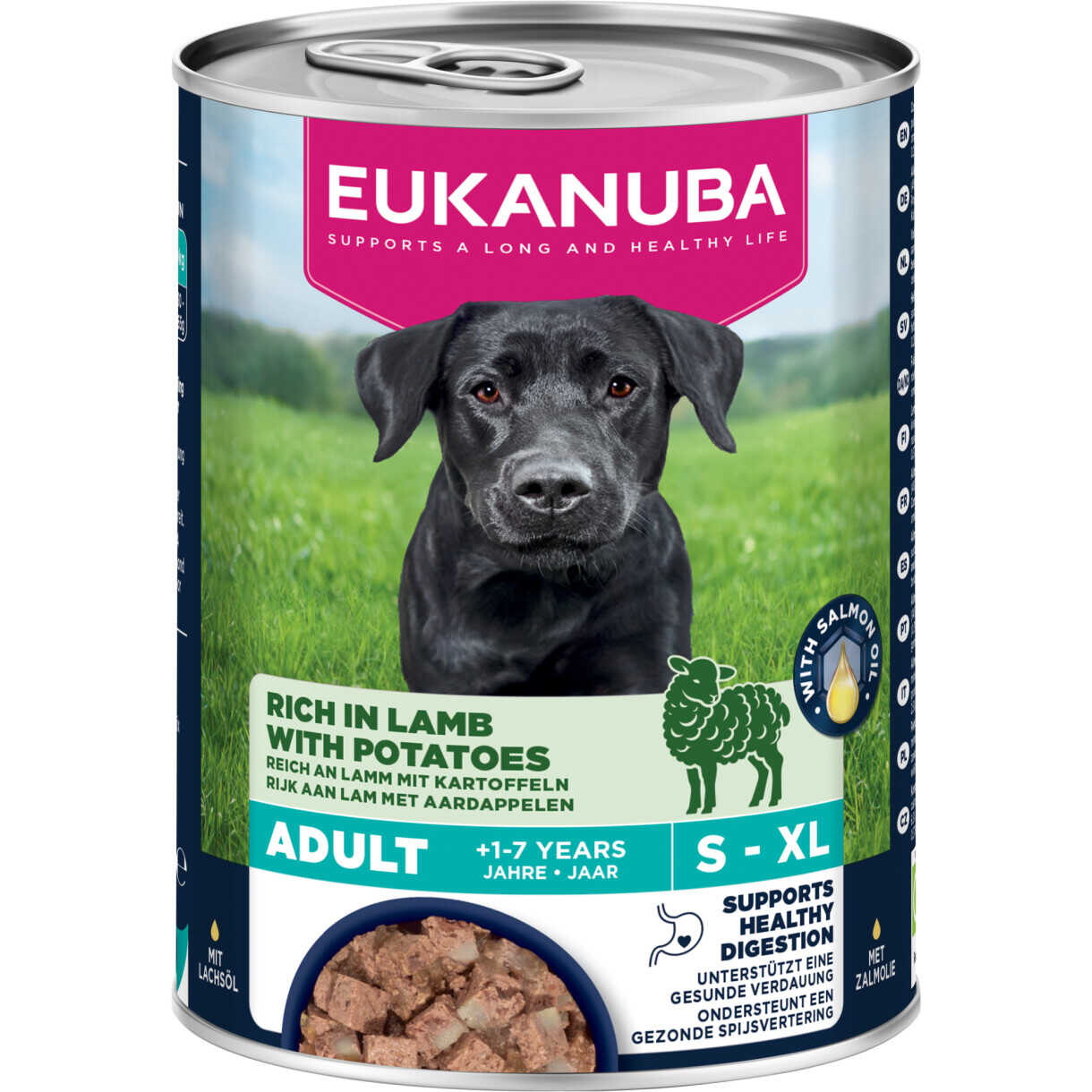 400 g Eukanuba Adult hundevådfoder, lam med kartoffel