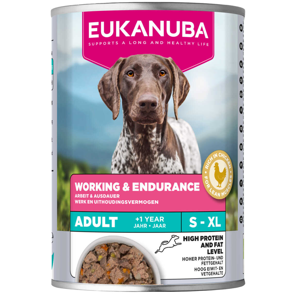 400g EUKANUBA Special Care vådfoder ADULT Working & Endurance til højtydende hunde