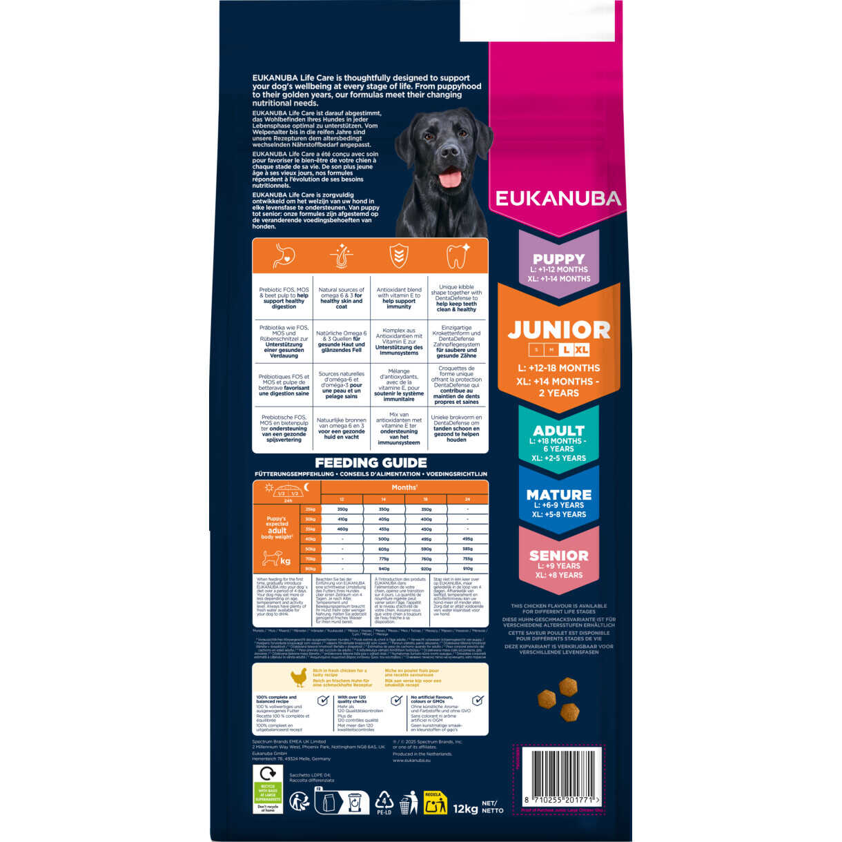 Eukanuba hvalpefoder med kylling Junior Large Breed