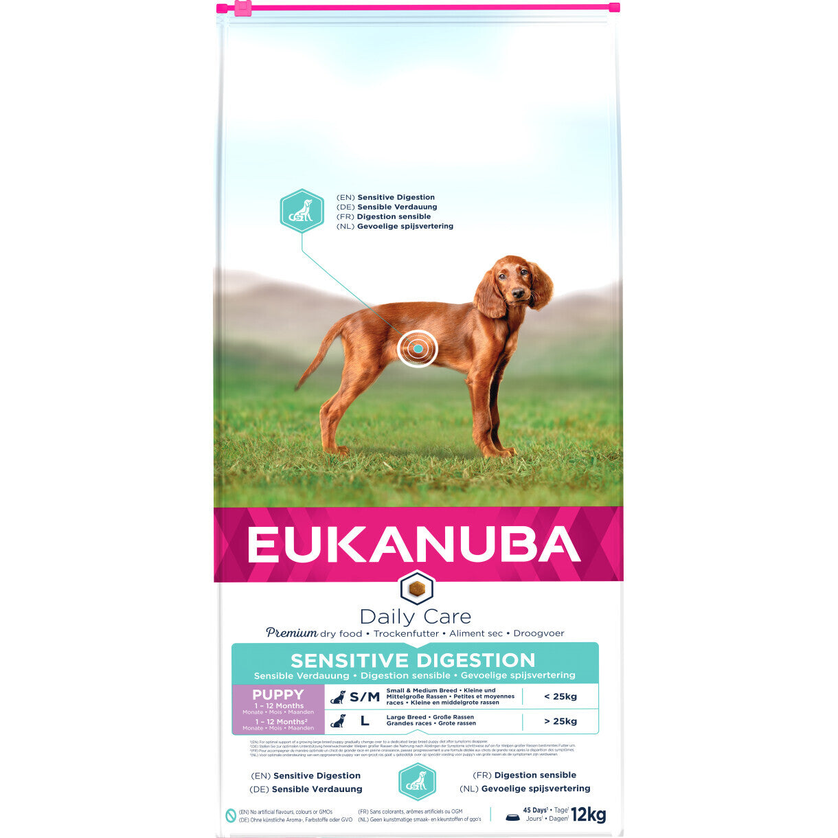 12 kg Eukanuba Daily Care Hvalpefoder Sensitiv mave