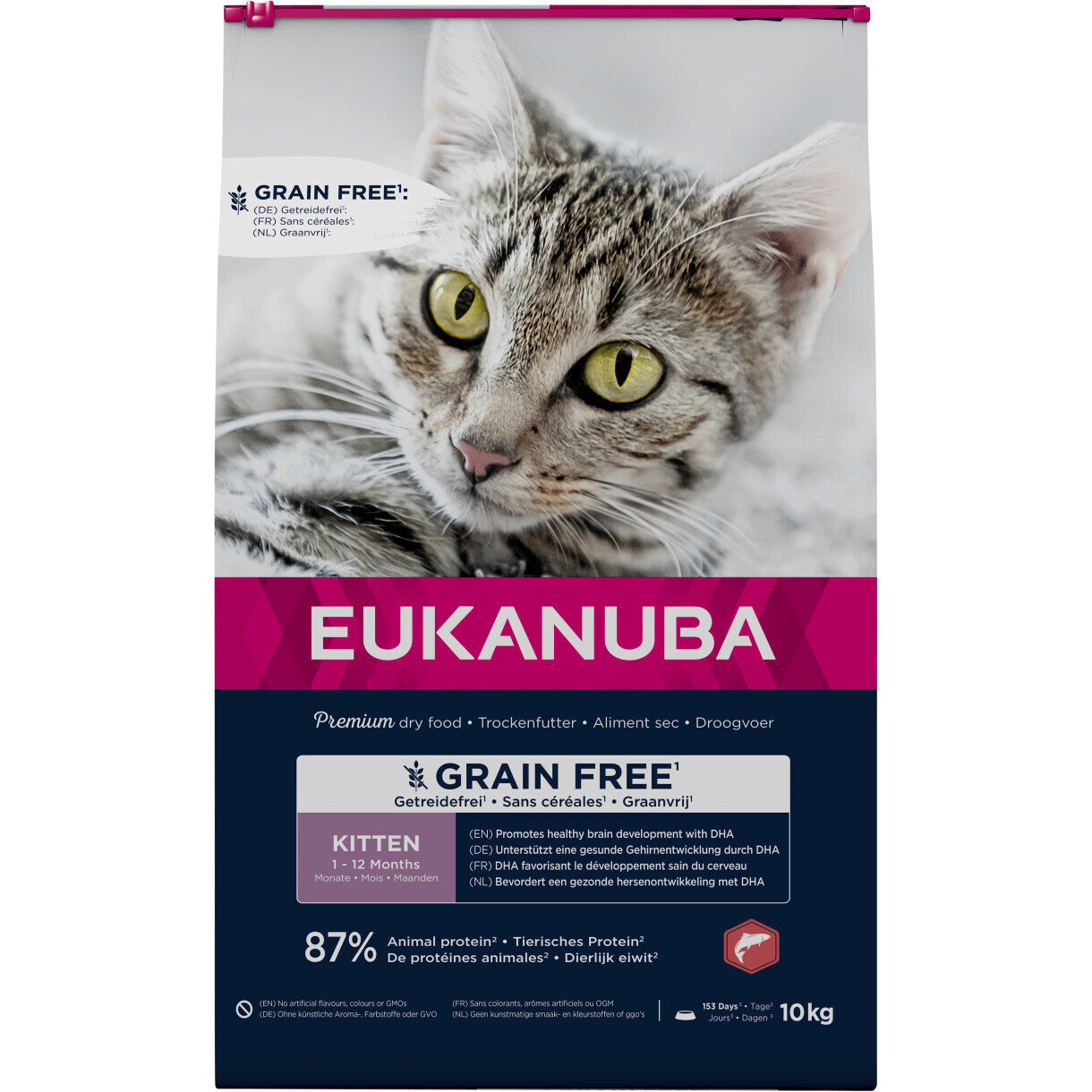 10 kg Eukanuba killingefoder med laks - kornfrit