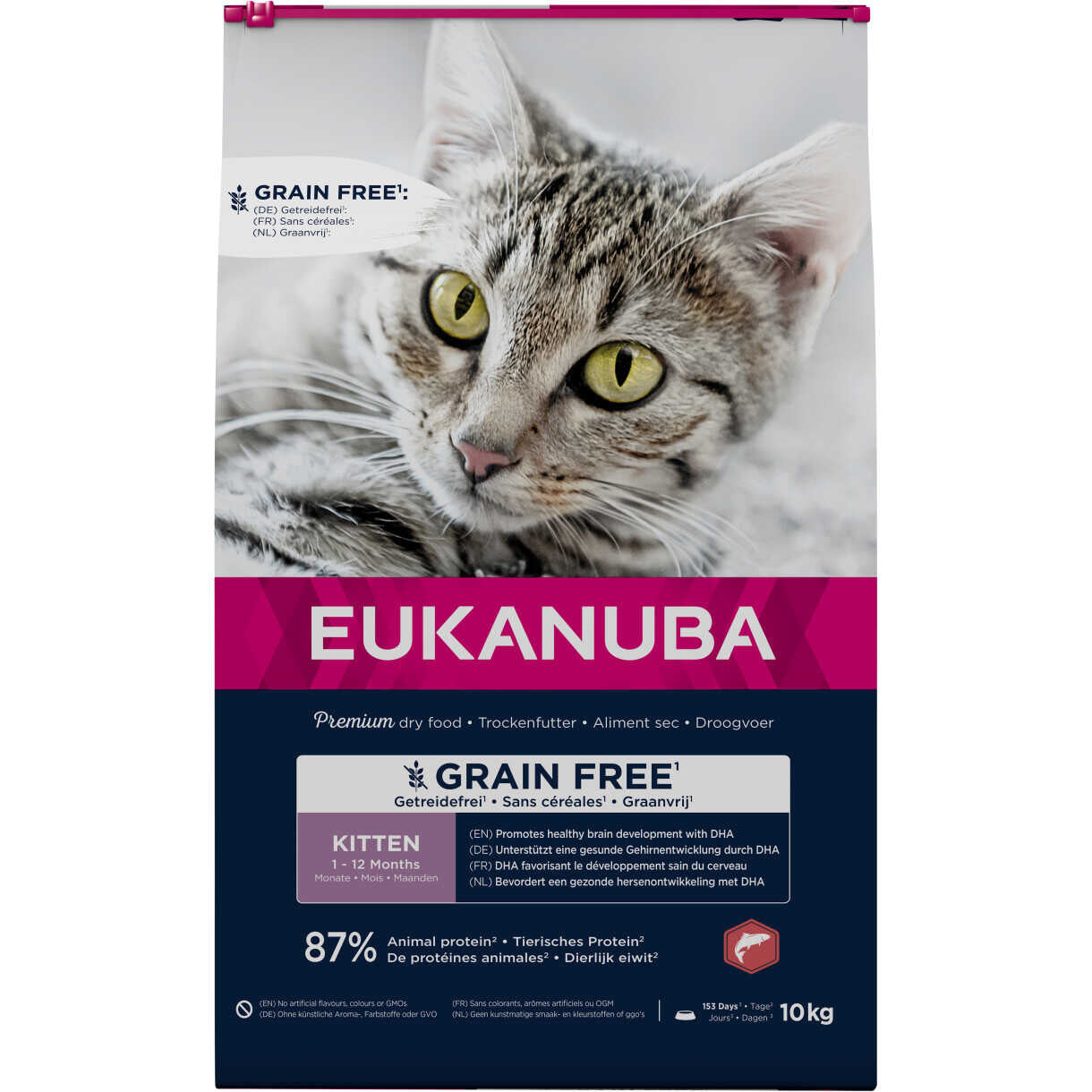 10 kg Eukanuba killingefoder med laks - kornfrit