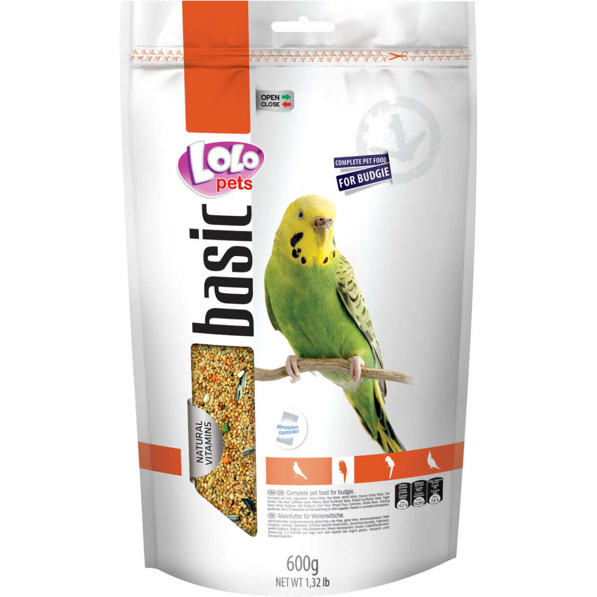 Lolo Pets FOODY PREMIUM fuldfoder til undulater