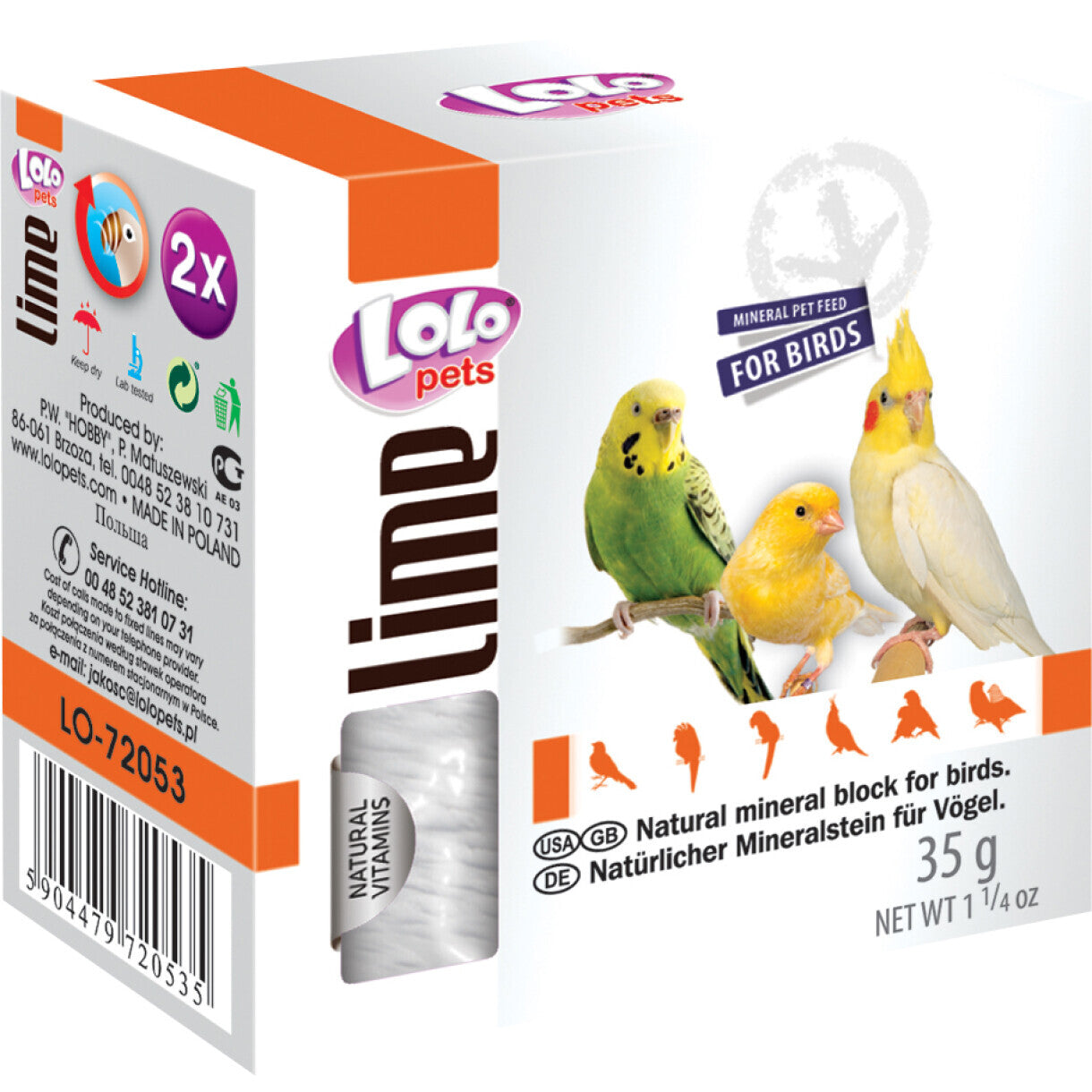 Lolo Pets Kalksten Natural