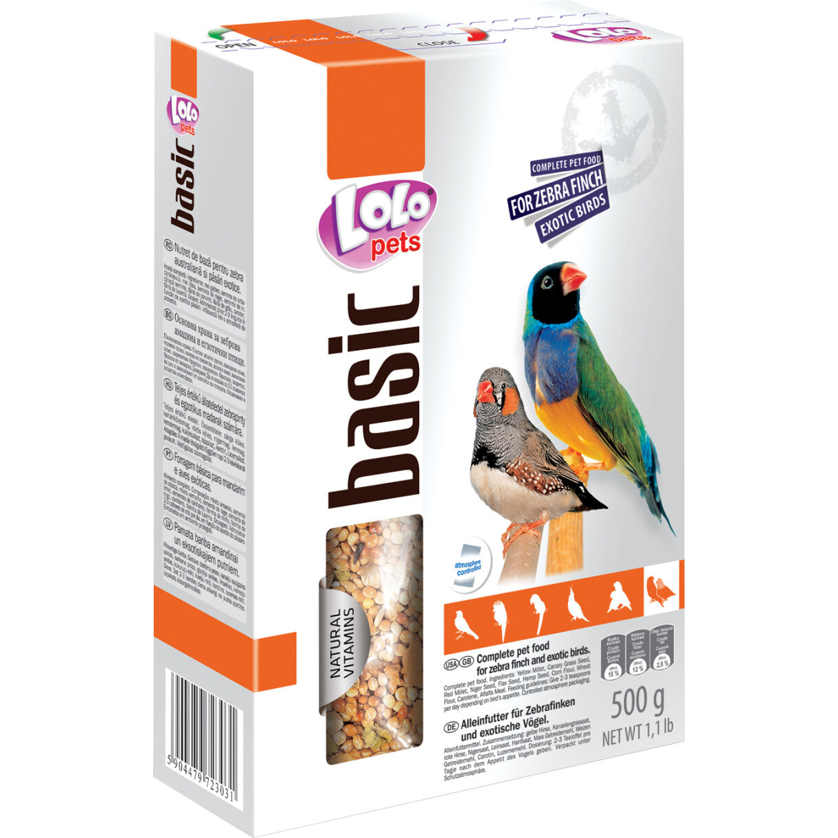 Foder til Zebrafinker og eksotiske fugle