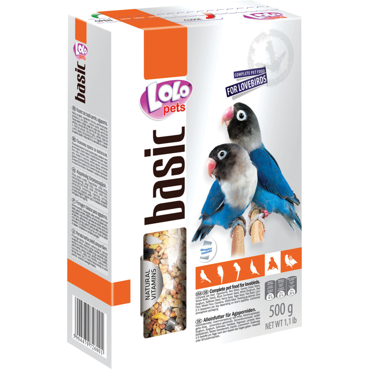 Lolo Pets Dværgpapegøjefoder