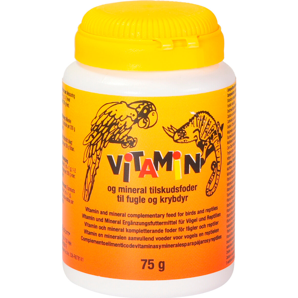 Diafarm Vitaminpulver til fugle samt krybdyr.